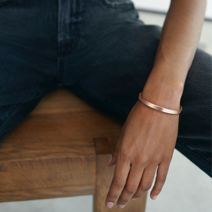 ‘Remember Who You Are’ Personalised Engraved Cuff Bangle