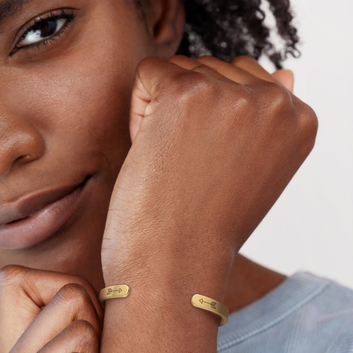 ‘Remember Who You Are’ Personalised Engraved Cuff Bangle